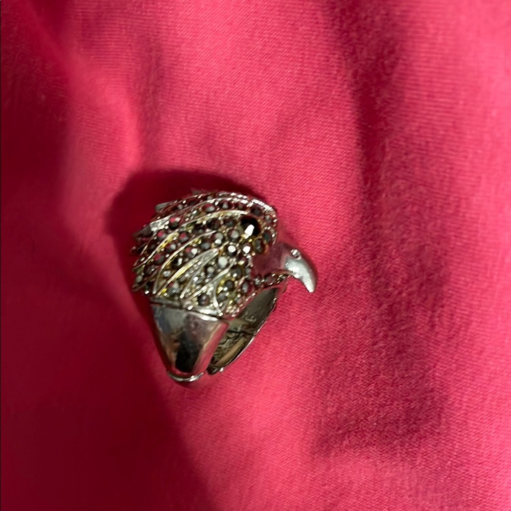 Source Unknown Silver Intricate Design Ring